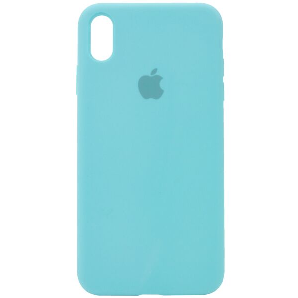 

Чехол Silicone Case Full Protective (AA) для Apple iPhone XR (6.1") Бирюзовый / Marine Green