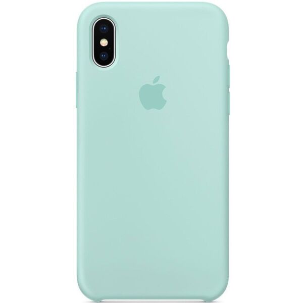 

Чехол Silicone Case (AA) для Apple iPhone XS Max (6.5") Бирюзовый / Marine Green