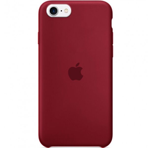 

Чехол Silicone Case (AA) для Apple iPhone SE (2020) Бордовый / Maroon