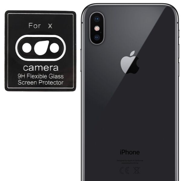 

Гибкое защитное стекло 0.18mm на камеру (тех.пак) для Apple iPhone X / XS/ XS Max