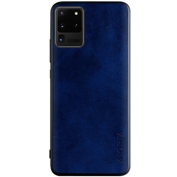 

Кожаный чехол AIORIA Vintage для Samsung Galaxy S20 Ultra Синий
