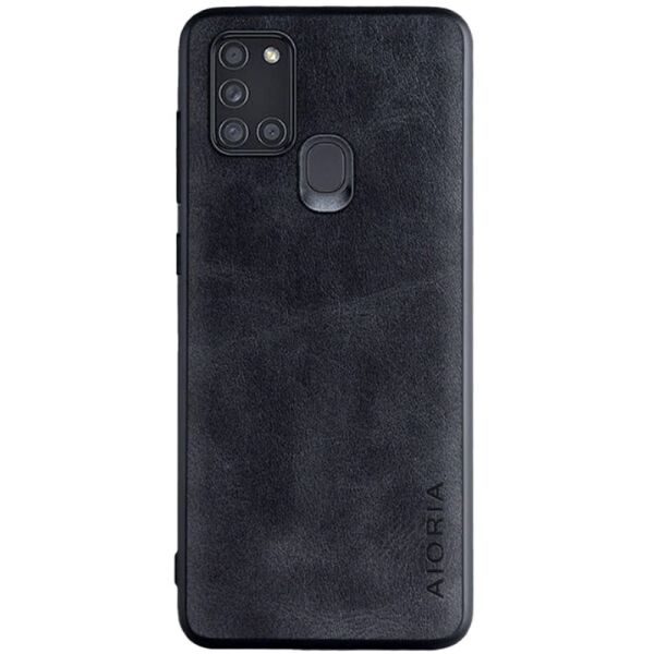 

Кожаный чехол AIORIA Vintage для Samsung Galaxy A21s Черный