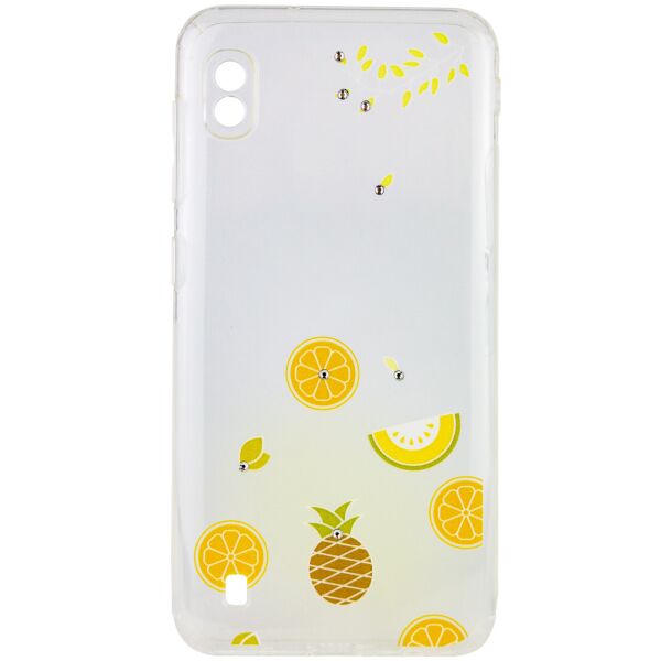 

TPU чехол Luxury Diamond full protective для Samsung Galaxy A10 (A105F) Желтый / Тропические фрукты