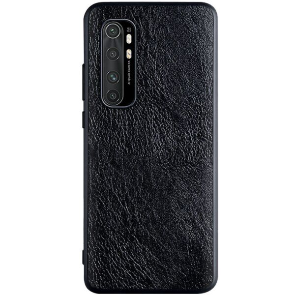 

Кожаный чехол PU Retro classic для Xiaomi Mi Note 10 Lite Черный