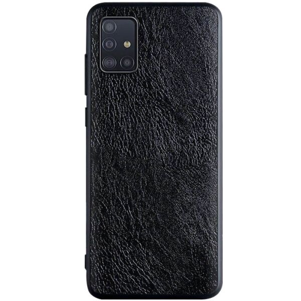 

Кожаный чехол PU Retro classic для Samsung Galaxy A51 Черный