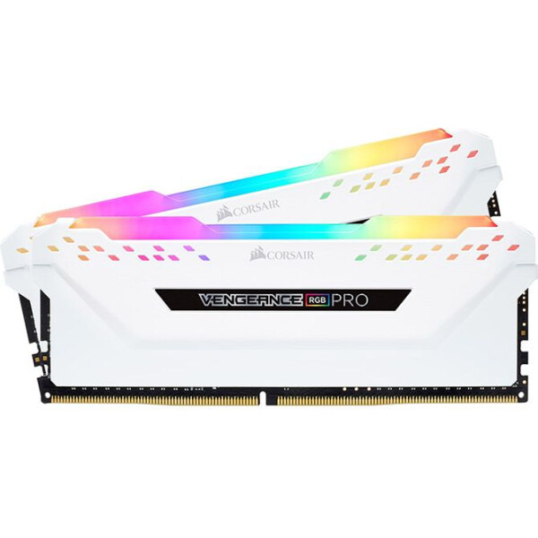 

Оперативная память Corsair 16 GB (2x8GB) DDR4 3200 MHz Vengeance RGB Pro White (CMW16GX4M2C3200C16W)