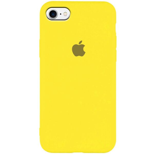 

Чехол Silicone Case Slim Full Protective для Apple iPhone 7 / 8 (4.7") Желтый / Neon Yellow
