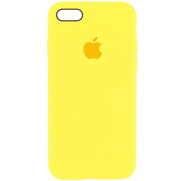 

Чехол Silicone Case Full Protective (AA) для Apple iPhone 6/6s (4.7") Желтый / Yellow
