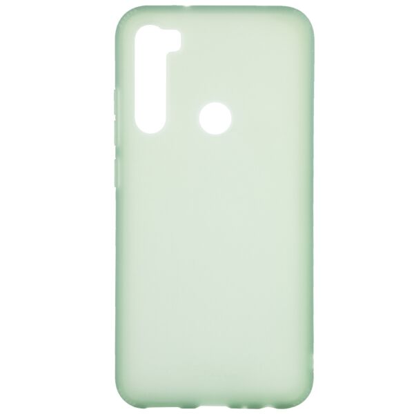 

Силиконовый матовый полупрозрачный чехол для Xiaomi Redmi Note 8 Зеленый / Pine green