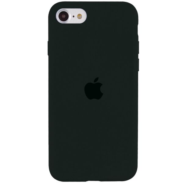 

Чехол Silicone Case Full Protective (AA) для Apple iPhone SE (2020) Зеленый / Black Green