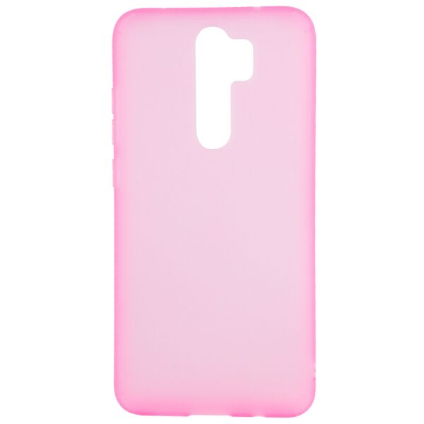 

Силиконовый матовый полупрозрачный чехол для Xiaomi Redmi Note 8 Pro Розовый / Pink