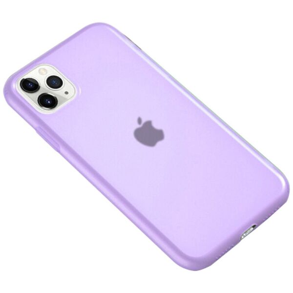 

Силиконовый матовый полупрозрачный чехол для Apple iPhone 11 Pro (5.8") Фиолетовый / Purple