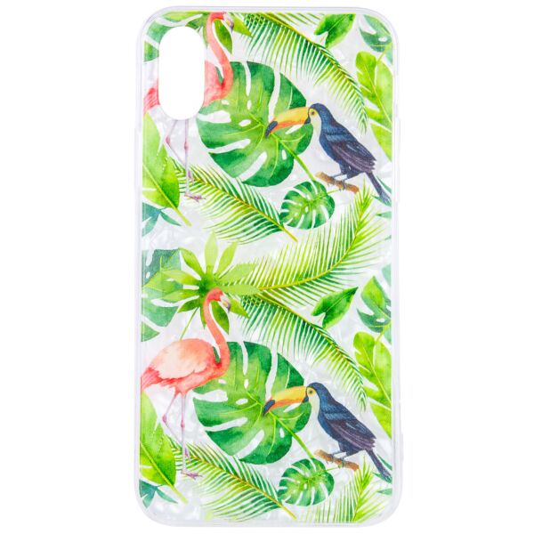 

Накладка Glue Case Фламинго для Apple iPhone X (5.8") / XS (5.8") Зеленый