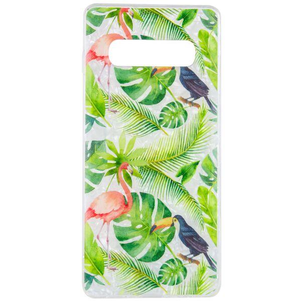 

Накладка Glue Case Фламинго для Samsung Galaxy S10+ Зеленый