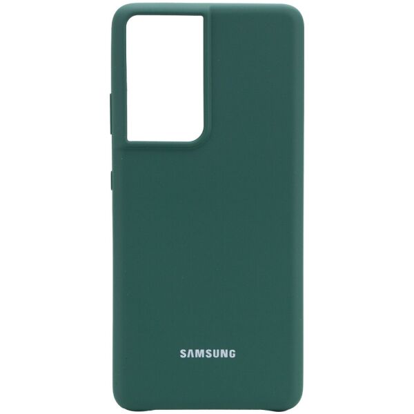 

Чехол Silicone Cover (AA) для Samsung Galaxy S21 Ultra Зеленый / Pine green