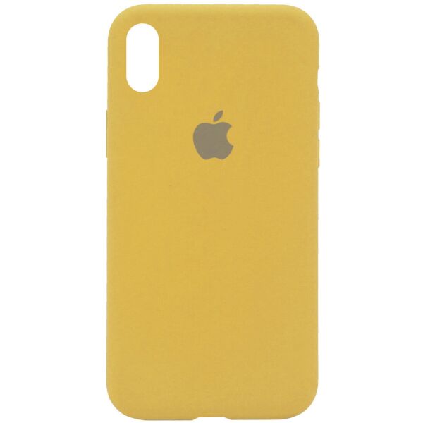 

Чехол Silicone Case Full Protective (AA) для Apple iPhone XR (6.1") Золотой / Gold