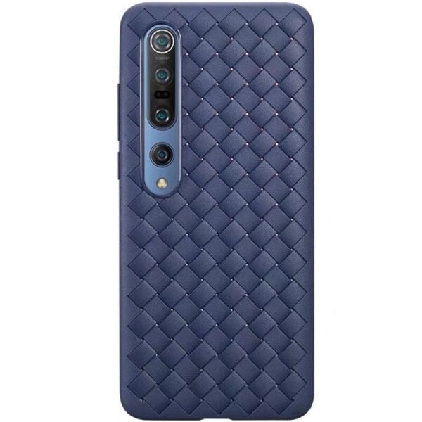 

PU чехол-накладка Epik Weaving series для Xiaomi Mi 10 / Mi 10 Pro Синий