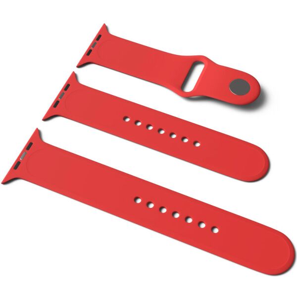 

Силиконовый ремешок для Apple Watch Sport Band 42/44 (S/M & M/L) 3pcs Красный/Red