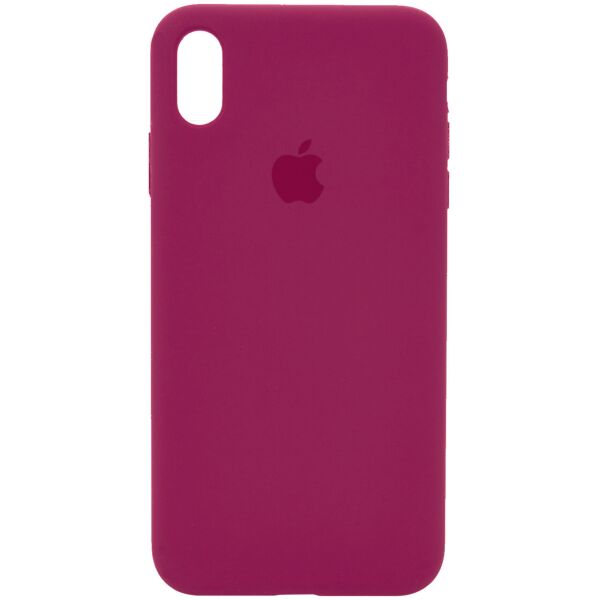 

Чехол Silicone Case Full Protective (AA) для Apple iPhone XS Max (6.5") Красный / Rose Red