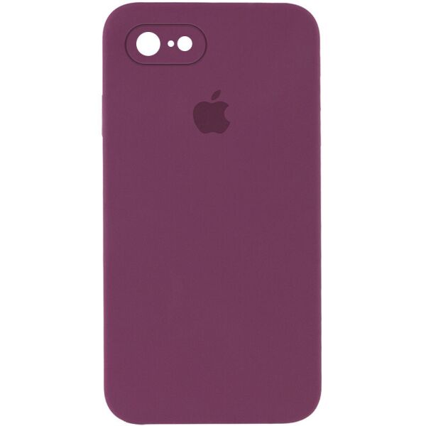

Чехол Silicone Case Square Full Camera Protective (AA) для Apple iPhone 7 / 8 / SE (2020) (4.7") Бордовый / Maroon