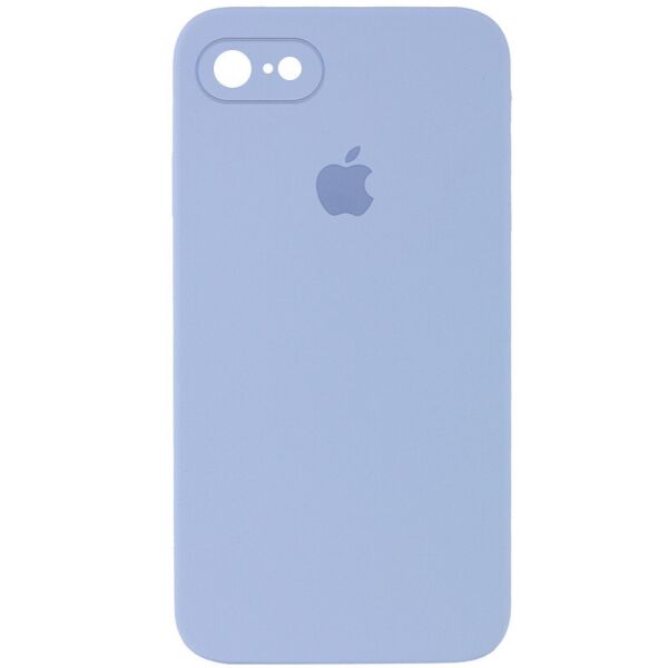 

Чехол Silicone Case Square Full Camera Protective (AA) для Apple iPhone 6/6s (4.7") Голубой / Mist blue
