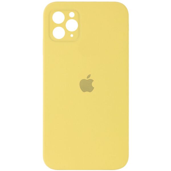 

Чехол Silicone Case Square Full Camera Protective (AA) для Apple iPhone 11 Pro (5.8") Желтый / Canary Yellow