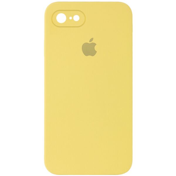 

Чехол Silicone Case Square Full Camera Protective (AA) для Apple iPhone 7 / 8 / SE (2020) (4.7") Желтый / Canary Yellow