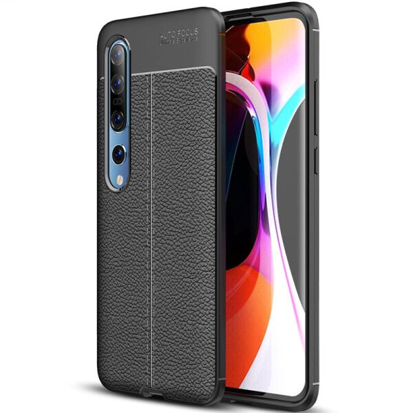 

TPU чехол фактурный (с имитацией кожи) для Xiaomi Mi 10 / Mi 10 Pro