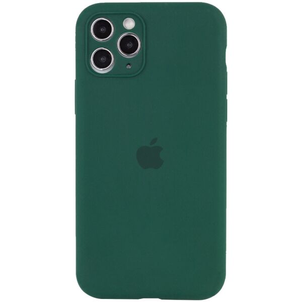 

Чехол Silicone Case Full Camera Protective (AA) для Apple iPhone 11 Pro (5.8") Зеленый / Army green