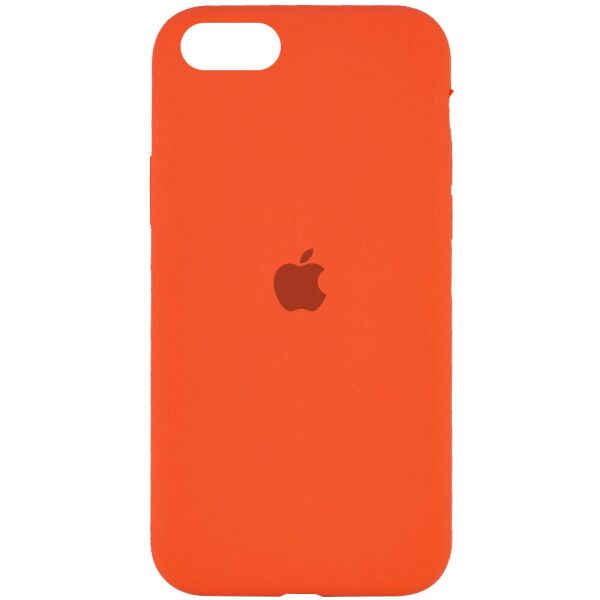 

Чехол Silicone Case Full Protective (AA) для Apple iPhone SE (2020) Оранжевый / Kumquat
