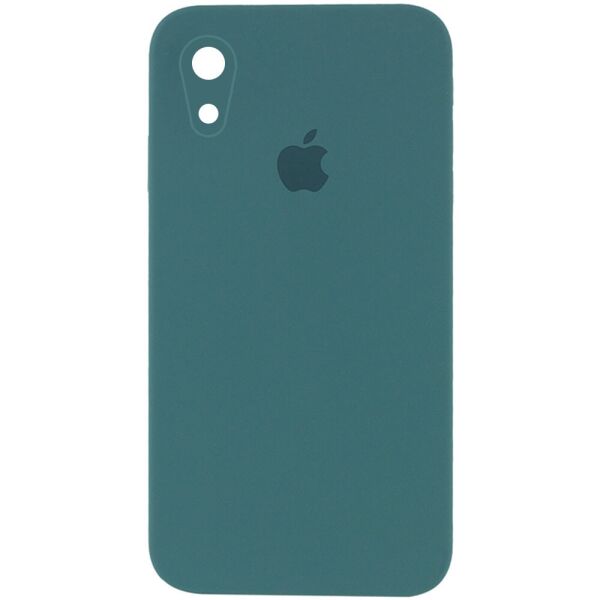 

Чехол Silicone Case Square Full Camera Protective (AA) для Apple iPhone XR (6.1") Зеленый / Pine green