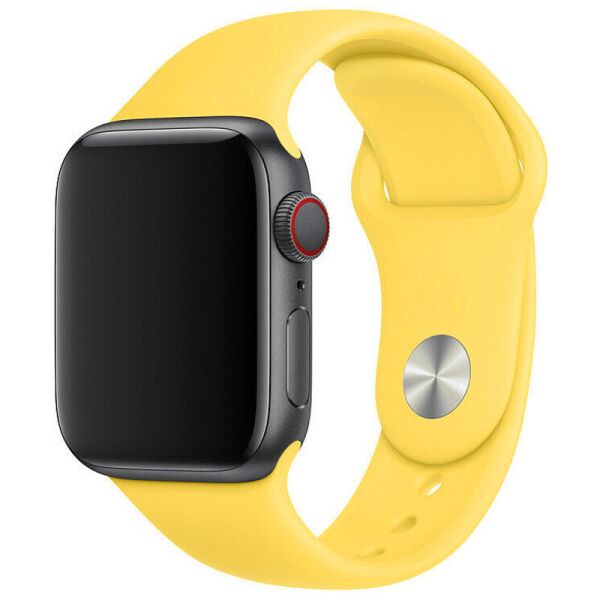 

Силиконовый ремешок для Apple watch 42mm / 44mm Желтый / Canary Yellow