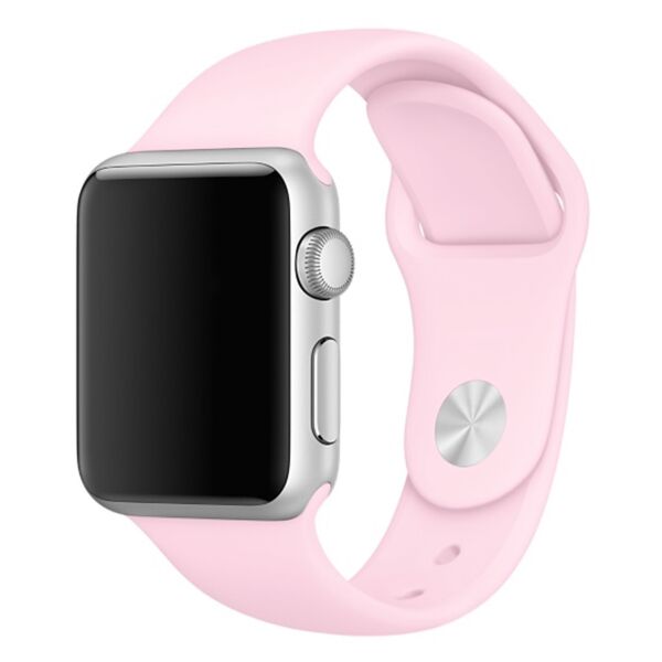 

Силиконовый ремешок для Apple watch 42mm/44mm Розовый/Light pink