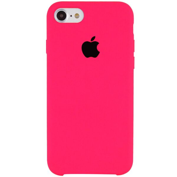 

Чехол Silicone Case (AA) для Apple iPhone 7 / 8 (4.7") Розовый / Barbie pink