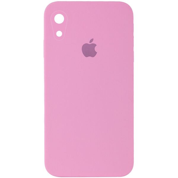 

Чехол Silicone Case Square Full Camera Protective (AA) для Apple iPhone XR (6.1") Розовый / Light pink