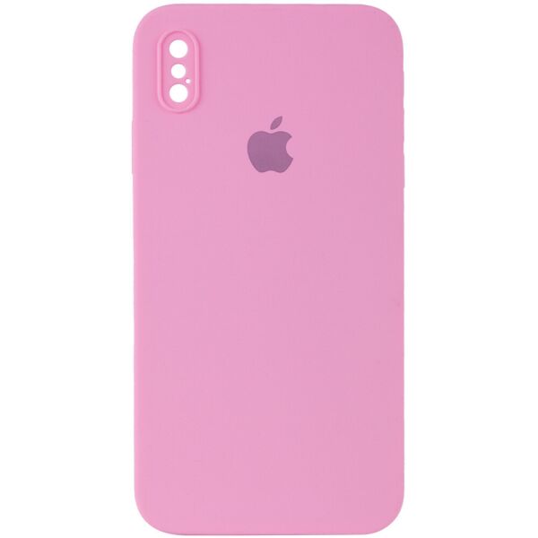 

Чехол Silicone Case Square Full Camera Protective (AA) для Apple iPhone XS Max (6.5") Розовый / Light pink