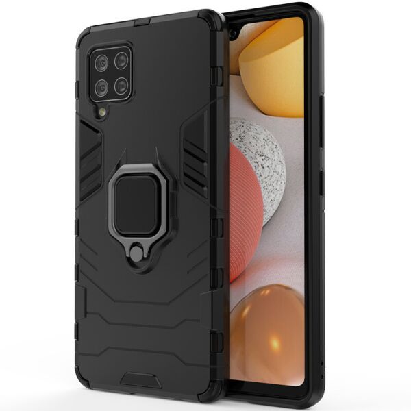 

Ударопрочный чехол Transformer Ring for Magnet для Samsung Galaxy A42 5G Черный / Soul Black
