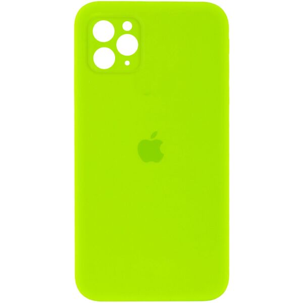 

Чехол Silicone Case Square Full Camera Protective (AA) для Apple iPhone 11 Pro (5.8") Салатовый / Neon green
