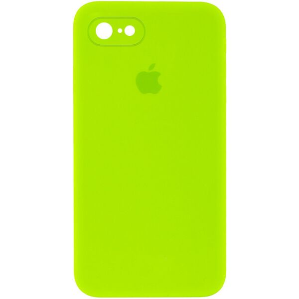 

Чехол Silicone Case Square Full Camera Protective (AA) для Apple iPhone 6/6s (4.7") Салатовый / Neon green