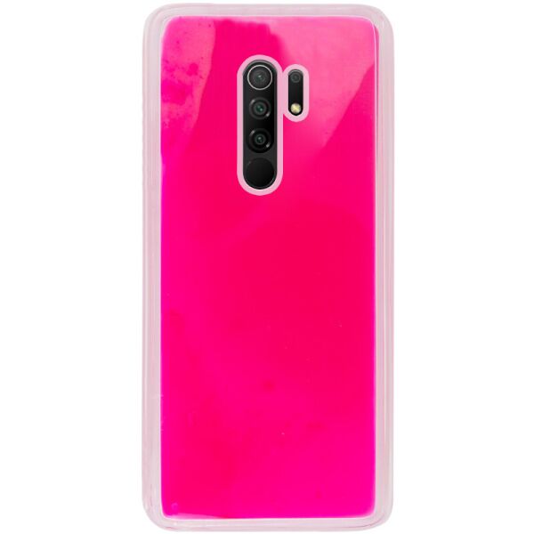 

Неоновый чехол Neon Sand glow in the dark для Xiaomi Redmi 9 Розовый