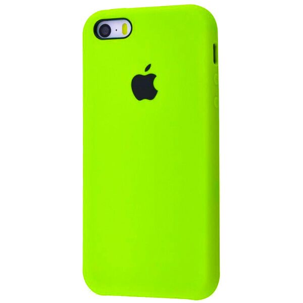

Чехол Silicone Case (AA) для Apple iPhone 5/5S/SE Салатовый / Neon green