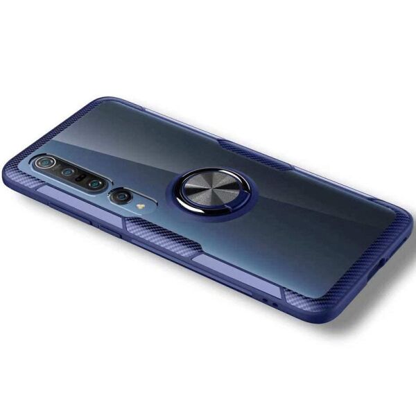 

TPU+PC чехол Deen CrystalRing for Magnet (opp) для Xiaomi Mi 10 / Mi 10 Pro Бесцветный / Синий