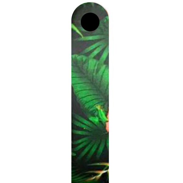 

Силиконовый ремешок с рисунком для Xiaomi Mi Band 5/6 Папоротник/Черный