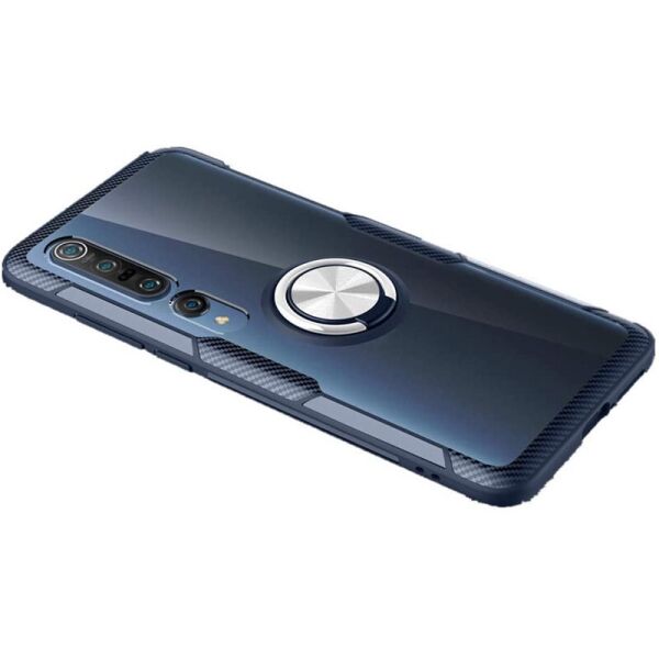 

TPU+PC чехол Deen CrystalRing for Magnet (opp) для Xiaomi Mi 10 / Mi 10 Pro Бесцветный / Темно-синий