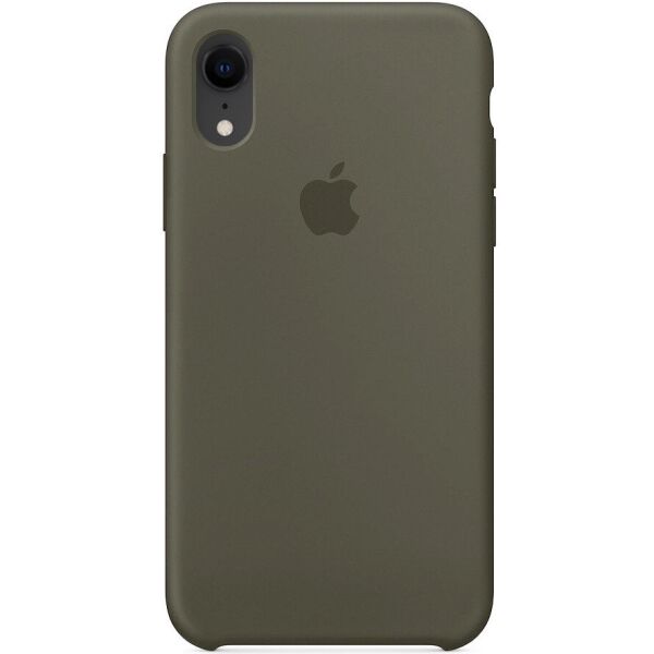 

Чехол Silicone Case (AA) для Apple iPhone XR (6.1") Серый / Light Olive