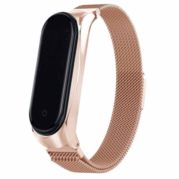 

Ремешок Milanese Loop Design для Xiaomi Mi Band 3/4 Champagne gold
