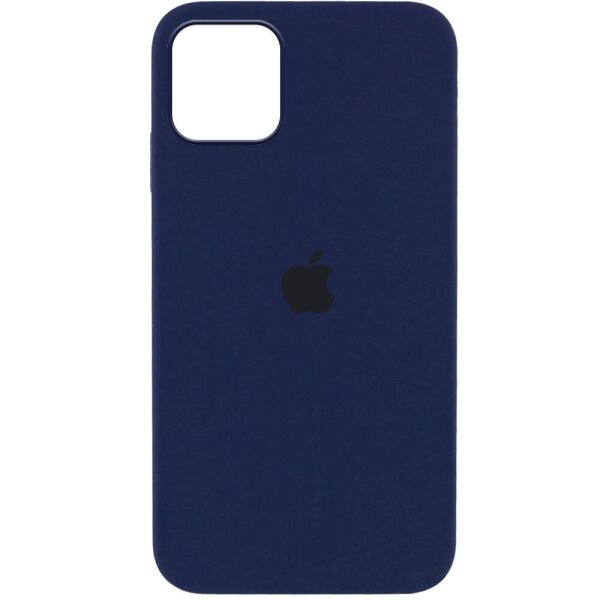 

Чехол Silicone Case Full Protective (AA) для Apple iPhone 12 Pro Max (6.7") Синий / Deep navy