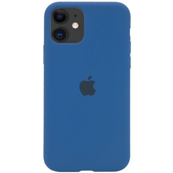 

Чехол Silicone Case Full Protective (AA) для Apple iPhone 11 (6.1") Синий / Navy Blue