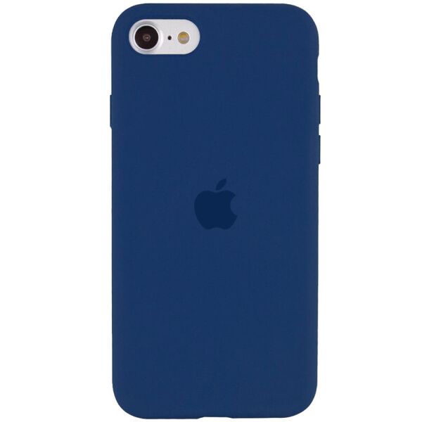 

Чехол Silicone Case Full Protective (AA) для Apple iPhone SE (2020) Синий / Navy Blue