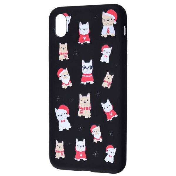

TPU чехол WAVE Fancy для Apple iPhone XS Max (6.5") Dogs / Black